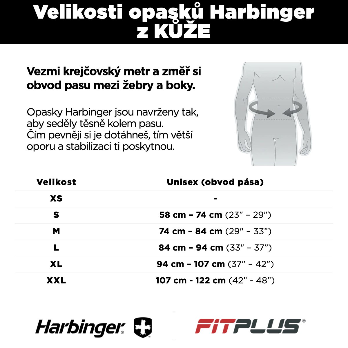 harbinger opasky leather velikost